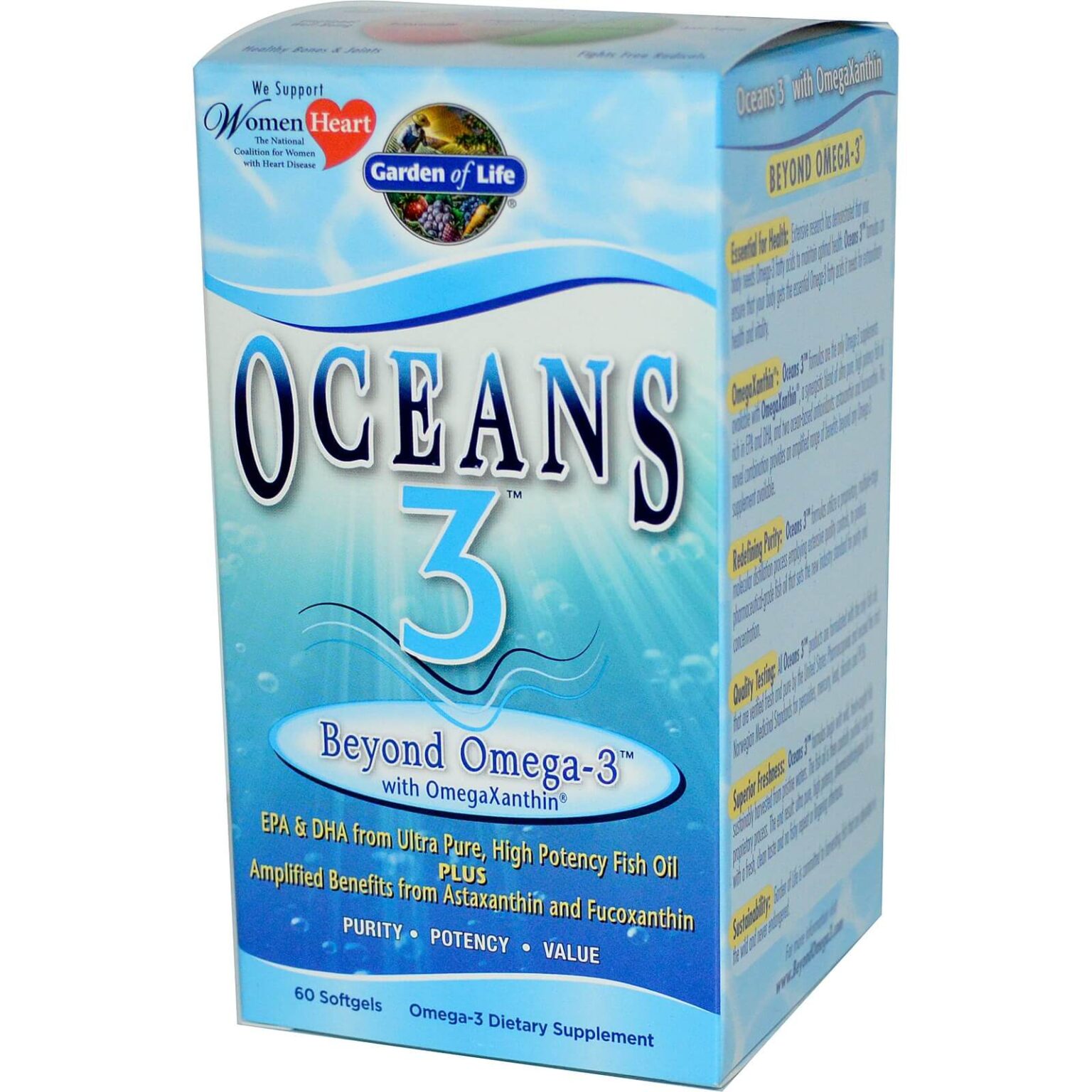 Oceans3 Omega 3 Healthy Premium Fish Oils